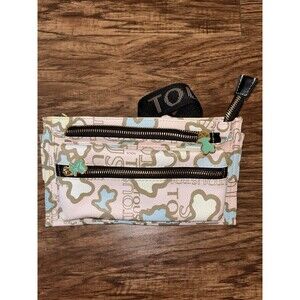 TOUS Bear Waist Bag / Shoulder Strap ? Multicolored Gold Zipper